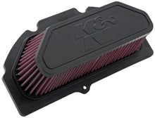Load image into Gallery viewer, K&amp;N 09-11 Suzuki GSXR 1000 Replacement Air Filter 11.063in L x 5.688in W x 3.375in H Air Filters - Drop In K&amp;N Engineering   
