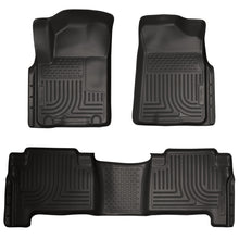 Load image into Gallery viewer, Husky Liners 2011 Infiniti QX56 WeatherBeater Combo Black Floor Liners Floor Mats - Rubber Husky Liners
