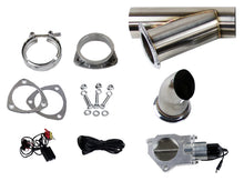 Load image into Gallery viewer, Granatelli 2.25in Stainless Steel Electronic Exhaust Cutout Exhaust Cutouts Granatelli Motor Sports
