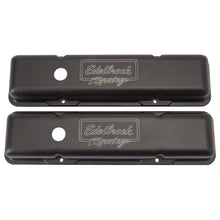 Load image into Gallery viewer, Edelbrock Valve Cover Victor Series Chevrolet 1959-1986 262-400 CI V8 Low Black Valve Covers Edelbrock
