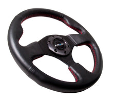 Load image into Gallery viewer, NRG Reinforced Steering Wheel (320mm) Leather w/Red Stitch Steering Wheels NRG
