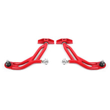 Load image into Gallery viewer, BMR 10-14 Ford Mustang Adj. Lower A-Arms w/ Delrin/Rod End / 18mm Tall Ball Joint - Red Control Arms BMR Suspension
