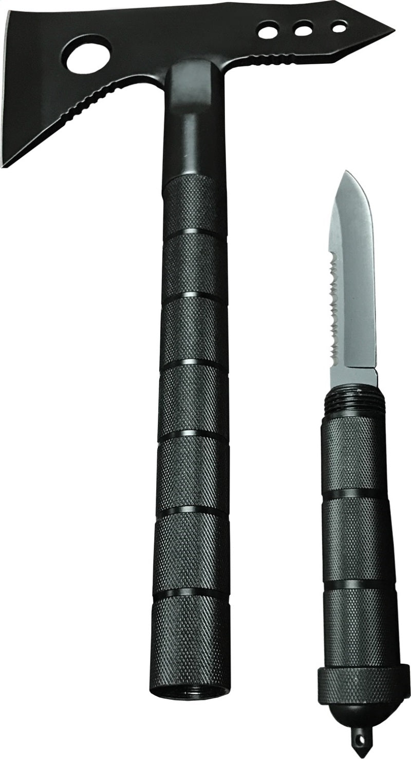 Rampage 1955-2019 Universal Trail Recovery Axe - Black Tow Hooks Rampage