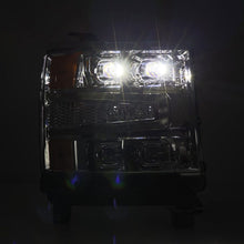 Load image into Gallery viewer, AlphaRex 16-18 Chevy 1500HD NOVA-Series LED Proj Headlights Chrm w/Actv Lgt/SeqSig &amp; DRL(Req 810023) Headlights AlphaRex
