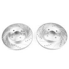 Load image into Gallery viewer, Power Stop 2018 Hyundai Accent Front Evolution Drilled &amp; Slotted Rotors - Pair Brake Rotors - Slot &amp; Drilled PowerStop   
