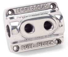 Load image into Gallery viewer, Edelbrock Polished Fuel Block Dual Carb Carburetors Edelbrock
