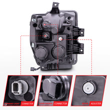 Load image into Gallery viewer, ANZO 2008-2010 Ford F-250 Projector Headlights w/ Halo Black (CCFL) Headlights ANZO
