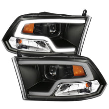 Load image into Gallery viewer, ANZO 09-18 Dodge Ram 1500 Plank Style Projector Headlights Black w/ Halo Headlights ANZO
