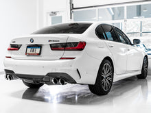Load image into Gallery viewer, AWE Tuning 2019+ BMW M340i (G20) Non-Resonated Touring Edition Exhaust - Quad Chrome Silver Tips Catback AWE Tuning   
