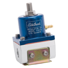 Load image into Gallery viewer, Edelbrock Fuel Pressure Regulator EFI 180 GPH 35-90 PSI -6 In/Out -6 Return Blue/Clear Fuel Pressure Regulators Edelbrock
