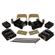 Energy Suspension 73-84 K5 Blazer 4WD Fullsize Black Complete Motor&Trans Mount Set Zinc Finish Bushing Kits Energy Suspension