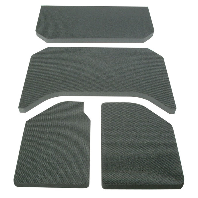 DEI 11-18 Jeep Wrangler JK 4-Door Boom Mat Headliner - 4 Piece - Black Hard Top Accessories DEI