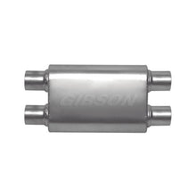 Load image into Gallery viewer, Gibson CFT Superflow Dual/Dual Oval Muffler - 4x9x13in/2.25in Inlet/2.25in Outlet - Stainless Muffler Gibson
