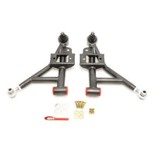 Load image into Gallery viewer, BMR 93-02 F-Body Adj. Lower A-Arms Poly/Rod End Combo - Black Hammertone Control Arms BMR Suspension

