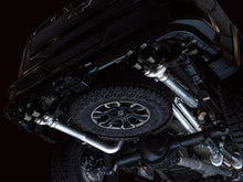 Load image into Gallery viewer, AWE Tuning 22-23 GMC Sierra 1500 AT4X 6.2L 0FG Catback Split Dual (Flat Bumper) - Diamond Black Tips Catback AWE Tuning   
