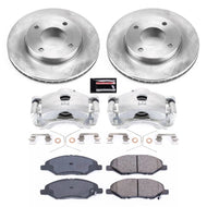 Power Stop 09-11 Nissan Versa Front Autospecialty Brake Kit w/Calipers Brake Kits - OE PowerStop   