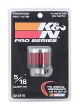 Load image into Gallery viewer, K&amp;N .315/.431 Flange 1 3/8 inch OD 1.5 inch H Clamp On Crankcase Vent Filter Air Filters - Universal Fit K&amp;N Engineering   
