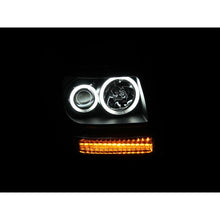 Load image into Gallery viewer, ANZO 2007-2012 Dodge Nitro Projector Headlights w/ Halo Black (CCFL) G2 Headlights ANZO
