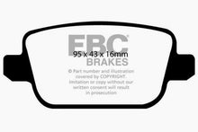 Load image into Gallery viewer, EBC 07-12 Land Rover LR2 3.2 Yellowstuff Rear Brake Pads Brake Pads - Performance EBC   
