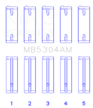 Load image into Gallery viewer, King Kia/Mazda DOHC 16 Valve/SOHC 16 Valve/SOHC 8 Valve (Size STD) Main Bearing Set Bearings King Engine Bearings
