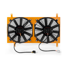 Load image into Gallery viewer, Mishimoto 90-97 Mazda Miata Aluminum Fan Shroud Gold Fans &amp; Shrouds Mishimoto
