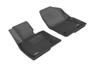 3D MAXpider 2014-2019 Mazda Mazda3/Mazda6 Kagu 1st Row Floormat - Black Floor Mats - Rubber 3D MAXpider   