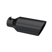 Load image into Gallery viewer, MBRP Universal Exhaust Tip 7in O.D. Rolled End 4in Inlet 18in Length - Black Tips MBRP

