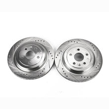Load image into Gallery viewer, Power Stop 08-14 Cadillac CTS Rear Evolution Drilled &amp; Slotted Rotors - Pair Brake Rotors - Slot &amp; Drilled PowerStop
