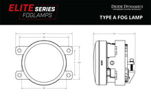 Load image into Gallery viewer, Diode Dynamics Elite Series Type A Fog Lamps - White (Pair) Fog Lights Diode Dynamics   
