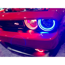 Load image into Gallery viewer, Oracle 08-14 Dodge Challenger Dynamic Surface Mount Headlight Halo Kit - - Dynamic SEE WARRANTY Fog Lights ORACLE Lighting
