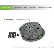 Load image into Gallery viewer, DV8 Offroad HD Dana 35 Diff Cover Cast Iron Gray Powdercoat Diff Covers DV8 Offroad
