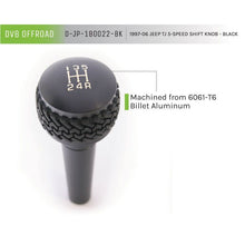 Load image into Gallery viewer, DV8 Offroad 1997-06 Jeep TJ 5-Speed Shift Knob And Lever Black Shift Knobs DV8 Offroad
