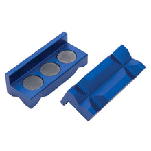 Load image into Gallery viewer, Russell Performance Blue Anodized Billet Aluminum Vice Jaws Tools Russell
