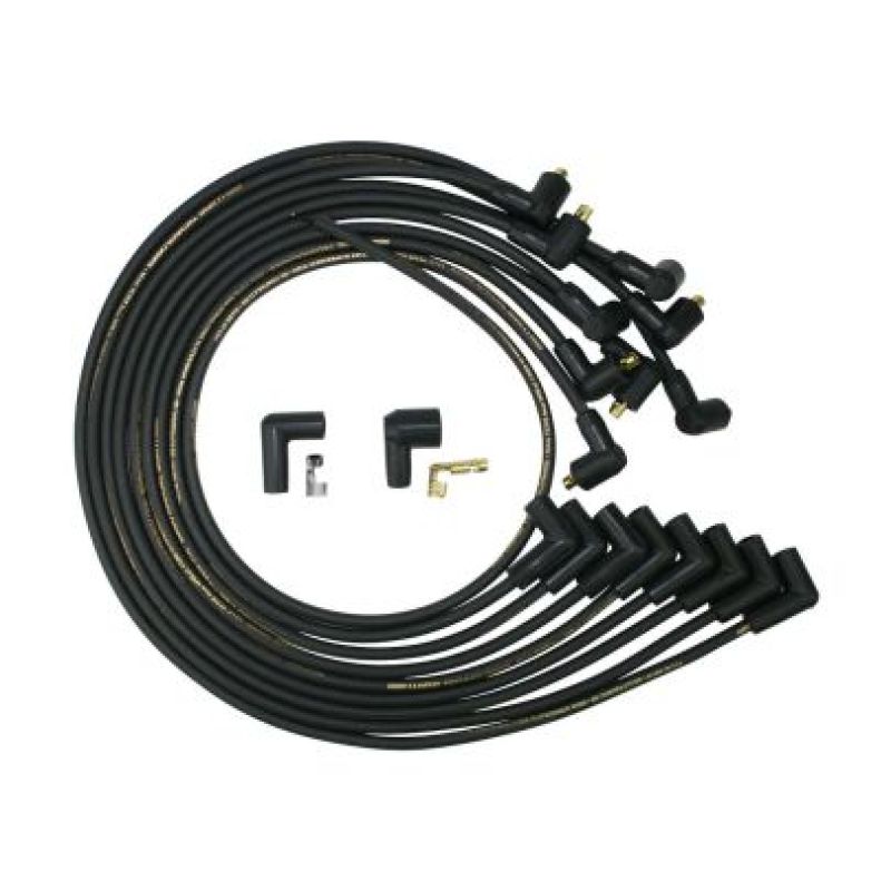 Moroso BBC Non-HEI Crab Cap Mag Tune 90 Degree Ignition Wire Set Spark Plug Wire Sets Moroso