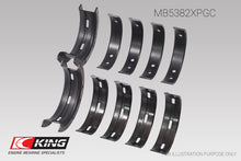 Load image into Gallery viewer, King Subaru EJ20/EJ22/EJ25 (Incl. Turbo) (Size 0.25) pMaxBlack Coated Main Bearing Set Bearings King Engine Bearings
