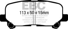 Load image into Gallery viewer, EBC 07-13 Acura MDX 3.7 Yellowstuff Rear Brake Pads Brake Pads - Performance EBC   
