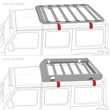 Load image into Gallery viewer, Go Rhino SRM Rack Rain Gutter Mount Kit - 4pc. (Mounts to Factory Rain Gutter/Drip Rail) Roof Rack Go Rhino
