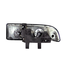 Load image into Gallery viewer, ANZO 1998-2005 Chevrolet S-10 Crystal Headlights Black Headlights ANZO
