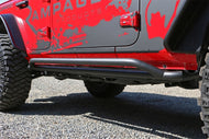 Rampage 2018-2019 Jeep Wrangler(JL) Unlimited Sport S 4-Door Rail Slide Step - Black Side Steps Rampage