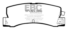 Load image into Gallery viewer, EBC 86-92 Toyota Corolla 1.6 Yellowstuff Rear Brake Pads Brake Pads - Performance EBC   
