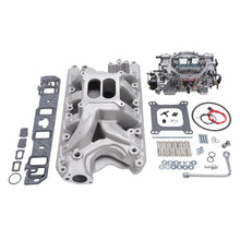Load image into Gallery viewer, Edelbrock Manifold And Carb Kit Performer RPM Air-Gap Small Block Ford 351W Natural Finish Intake Manifolds Edelbrock
