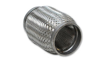 Load image into Gallery viewer, Vibrant SS Flex Coupling with Inner Braid Liner 3in inlet/outlet x 6in long Flanges Vibrant
