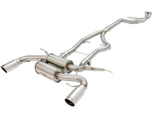 Load image into Gallery viewer, aFe MACHForce XP SS-304 Polish Tip 3.0in-2.5in Dia Cat Back Exhaust 11-13 BMW 335i (E90/E92) 3.0L Catback aFe
