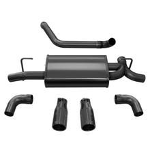 Load image into Gallery viewer, Corsa 2018-2024 Jeep Wrangler JL 2.5in Dual Rear Exit Black Tips Sport Axle-Back Exhaust Axle Back CORSA Performance
