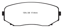 Load image into Gallery viewer, EBC 11-14 Ford Edge 2.0 Turbo Redstuff Front Brake Pads Brake Pads - Performance EBC   
