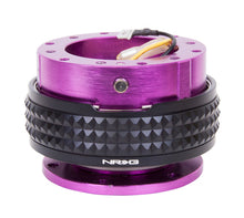 Load image into Gallery viewer, NRG Quick Release Kit - Pyramid Edition - Purple Body / Black Pyramid Ring Quick Release Adapters NRG
