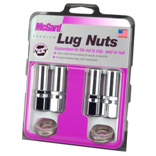 Load image into Gallery viewer, McGard Hex Lug Nut (Drag Racing X-Long Shank) 1/2-20 / 13/16 Hex / 2.475in. Length (4-Pack) - Chrome Lug Nuts McGard
