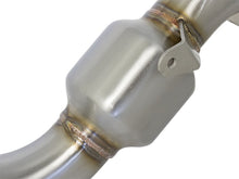 Load image into Gallery viewer, aFe Twisted Steel Down-Pipe Catted 13-16 Cadillac ATS L4-2.0L (t) Downpipes aFe
