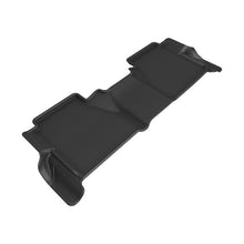 Load image into Gallery viewer, 3D MAXpider 22-23 Nissan Frontier Crew Cab (w/ Subwoofer) Kagu Floor Mat 2nd Row - Black Floor Mats - Rubber 3D MAXpider   
