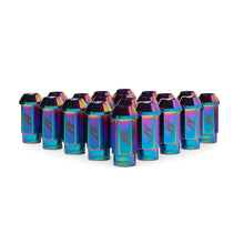 Load image into Gallery viewer, Mishimoto Aluminum Locking Lug Nuts 1/2 X 20 23pc Set Neo Chrome Lug Nuts Mishimoto
